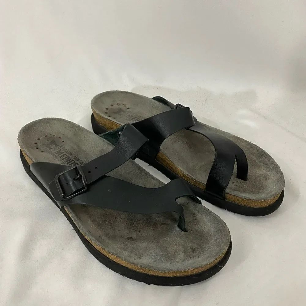 Mephisto Black Helen Sandals 